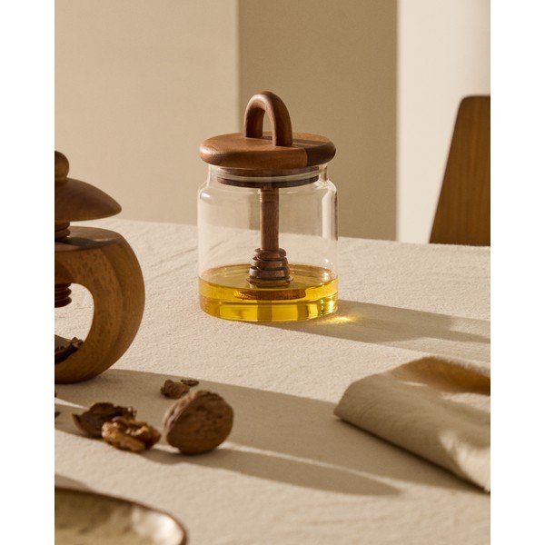 Staklena posuda za namirnice za med Nukha – Kave Home-image-1