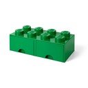 Zelena kutija za pohranu s dvije ladice LEGO®