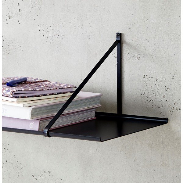 Crna zidna polica Hammel Edge, 65 x 27 cm-image-2