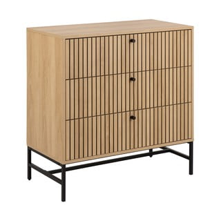 Komoda u dekoru hrasta u prirodnoj boji 81x80x40 cm Albany  – Actona