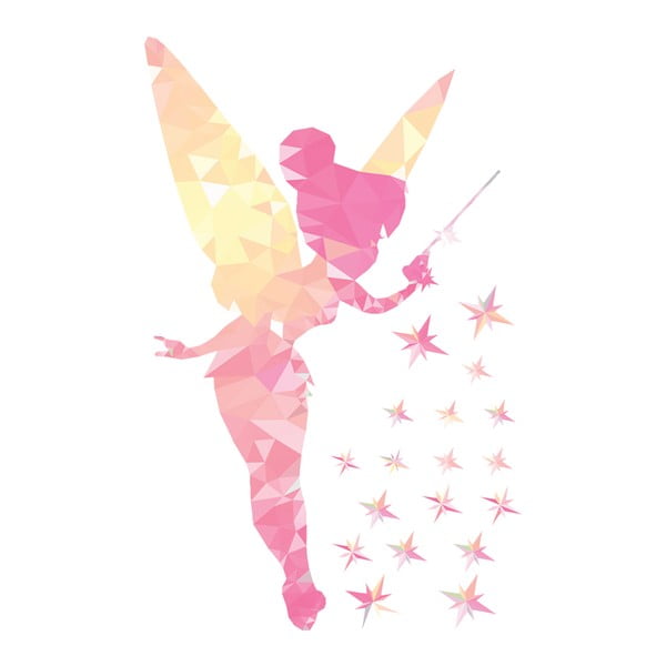 Set zidnih naljepnica Ambiance Fairy and Shiny Stars-image-1