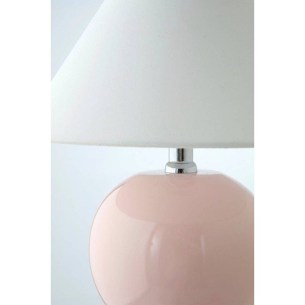Svijetlo ružičasta/krem stolna lampa keramička (visina 29 cm) Karamell – Jotex-image-4