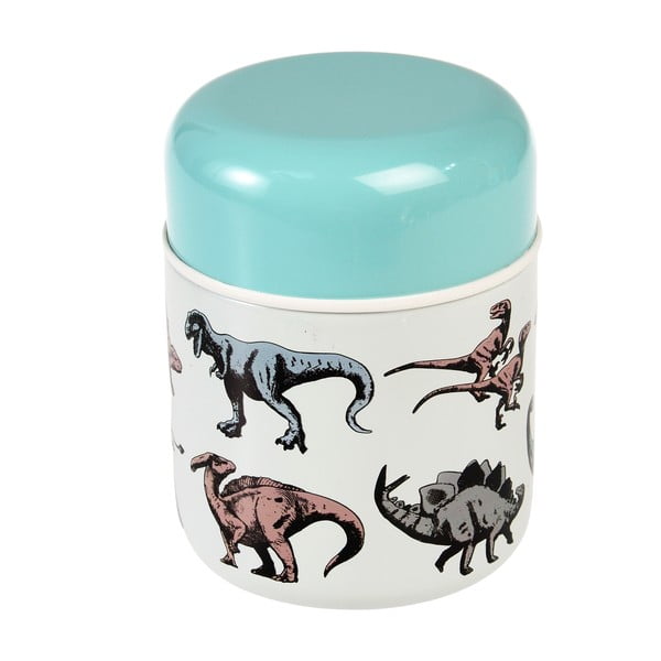 Plava/krem termosica za hranu/dječja 280 ml Prehistoric Land – Rex London