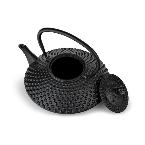 Crni čajnik od lijevanog željeza s cjedilom 1,25 l Xilin – Bredemeijer-image-3