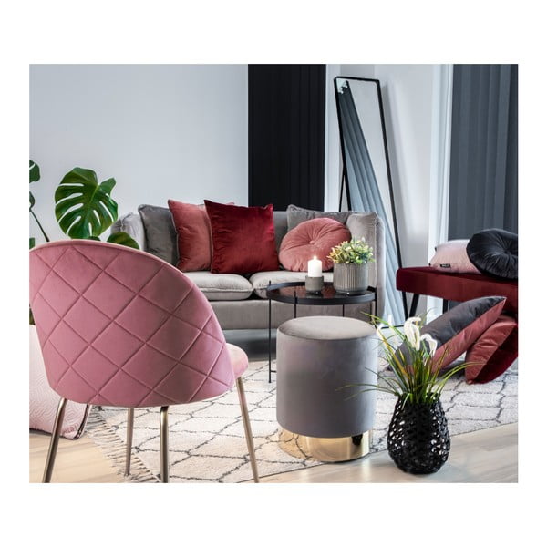 Set od 2 ružičaste blagovaonske stolice House Nordic Geneve-image-2