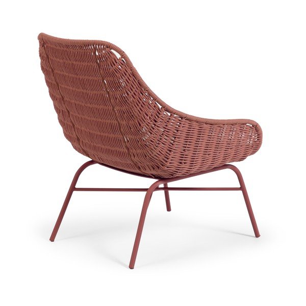 Vrtna stolica u boji terakote Kave Home Abeli-image-3