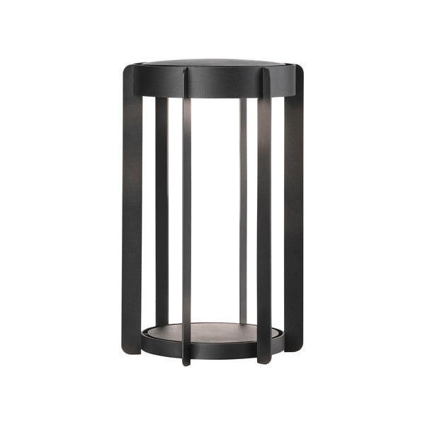 Crna LED lanterna s USB za eksterijer (visina 30 cm) Firefly – Zone-image-3