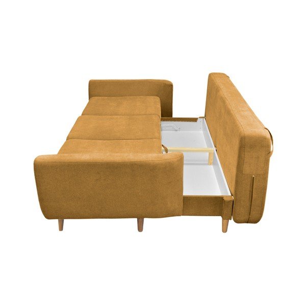 Senf žuti kauč na razvlačenje za tri osobe Cosmopolitan design Barcelona-image-4