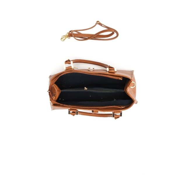 Kožna torbica Elegant 1078 Cognac-image-4
