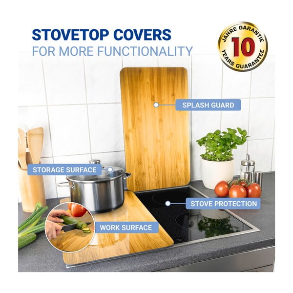 Zaštitni poklopci za štednjak u setu od kaljenog stakla 2 kom 52x30 cm Wooden – Maximex-image-4