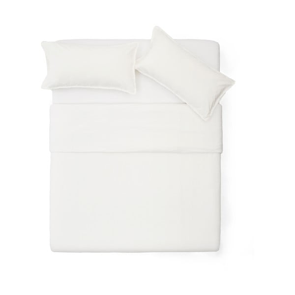 Krem posteljina za bračni krevet/za produženi krevet od pamučnog perkala 240x220 cm Sifinia – Kave Home