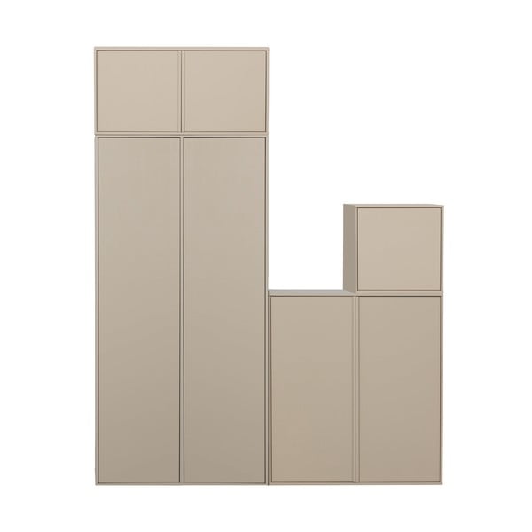 Krem modularni garderobni ormar od masivnog bora 100x200 cm Daily – vtwonen-image-4