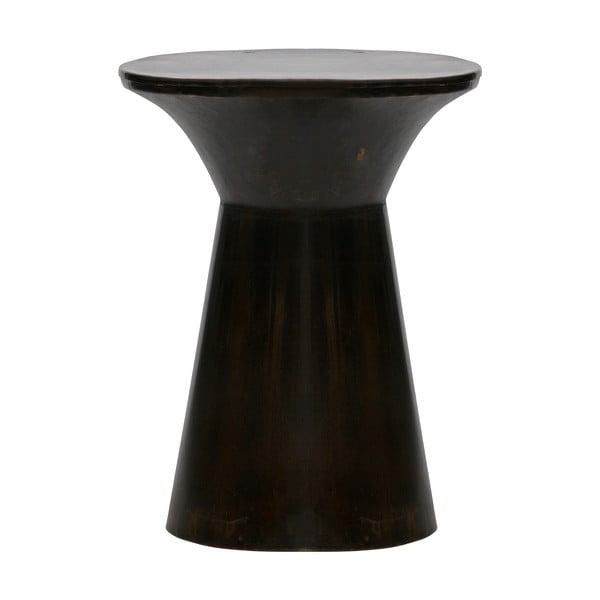 Brončani metalni pomoćni stol WOOOD Diaz, ⌀ 40 cm