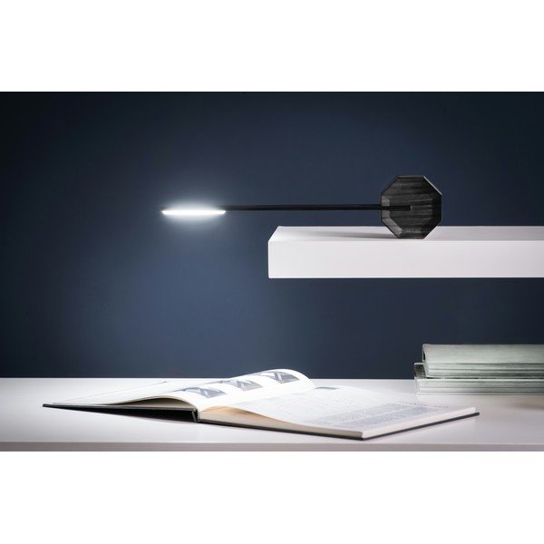 Crna LED stolna lampa (visina 38 cm) Octagon One – Gingko-image-3
