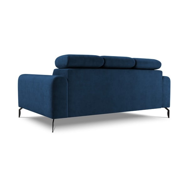 Plavi podesivi kauč s baršunastom površinom Milo Casa Nico-image-4