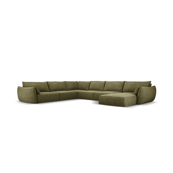 Zelena kutna garnitura (lijevi kut) Vanda - Mazzini Sofas-image-2