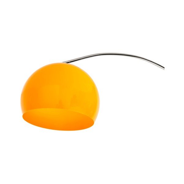 Podna svjetiljka s narančastim sjenilom i mramornim postoljem Kokoon Loft-image-1