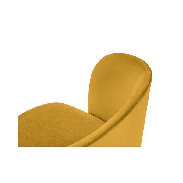 Žuta baršunasta blagovaonska stolica Windsor & Co Sofas Aurora-image-3