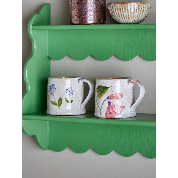 Krem keramičke šalice u setu 2 kom 430 ml Camilla – Bloomingville-image-1