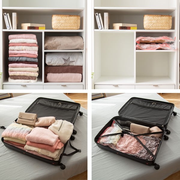 Vakuum vrećice za odjeću u setu 2 kom Premium Valve M – Compactor-image-1