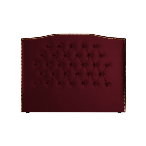 Crveno uzglavlje Mazzini Sofas Daisy, 200 x 120 cm
