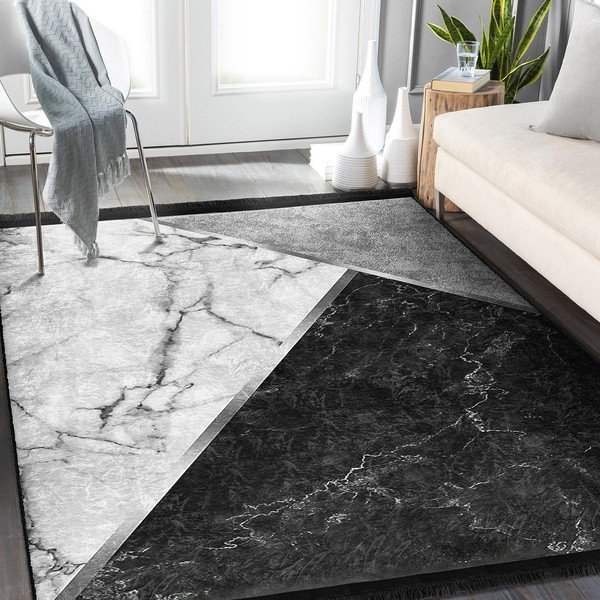 Bijelo-crni tepih 80x150 cm - Mila Home-image-4