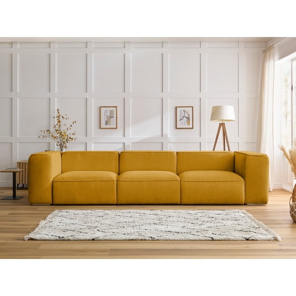 Oker žuta sofa 345 cm Zephyr – Bobochic Paris-image-1