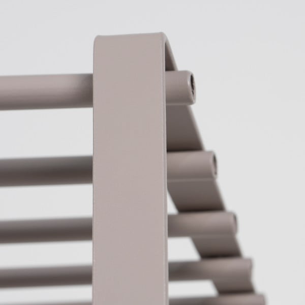 Smeđe-siva metalna zidna vješalica s policom 70 cm Rex – Spinder Design-image-3