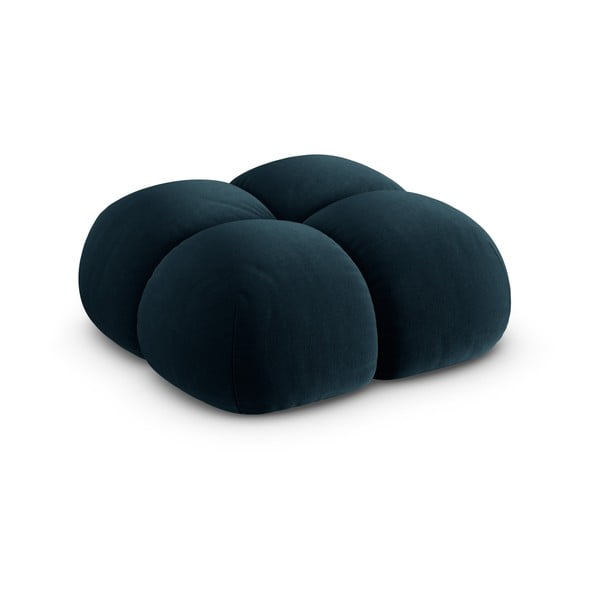 Tamno plavi baršunast tabure Loretto – Cosmopolitan Design-image-2