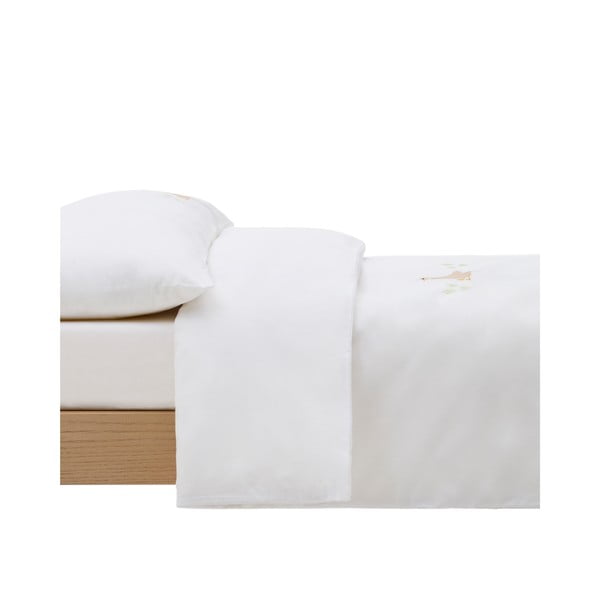 Bijela dječja posteljina za dječji krevetić od pamučnog perkala 70x140 cm Milu – Kave Home