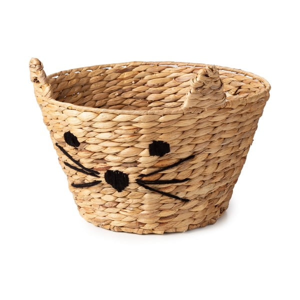 Dječja kutija za pohranu od vodenog zumbula u prirodnoj boji ø 35x26 cm Cat – Compactor