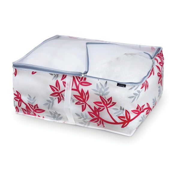 Crveno-bijela kutija za Domopak Living poplune, dužine 55 cm