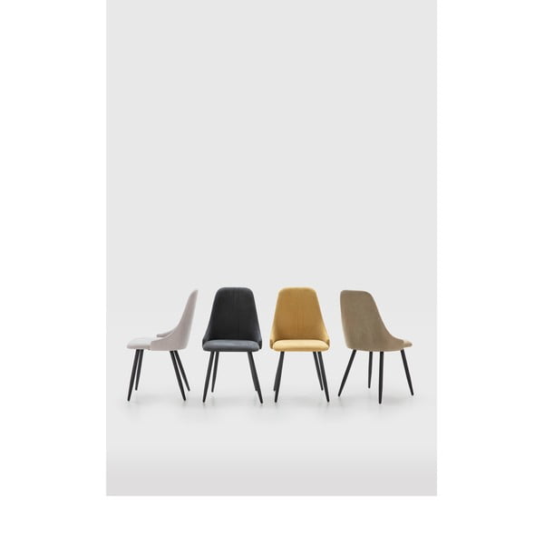 Tamno sive blagovaonske stolice u setu 4 kom Mani – Marckeric-image-1