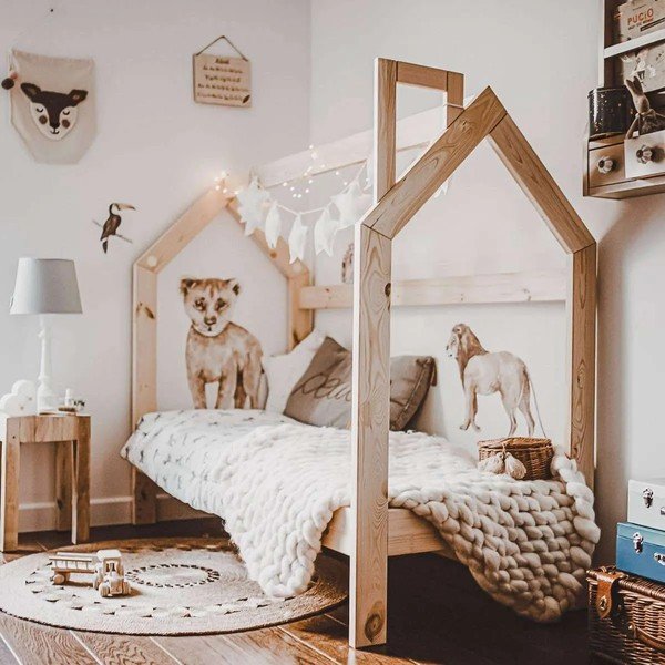 Zidna samoljepljiva naljepnica s mladunčetom lava Dekornik, 64 cm-image-1