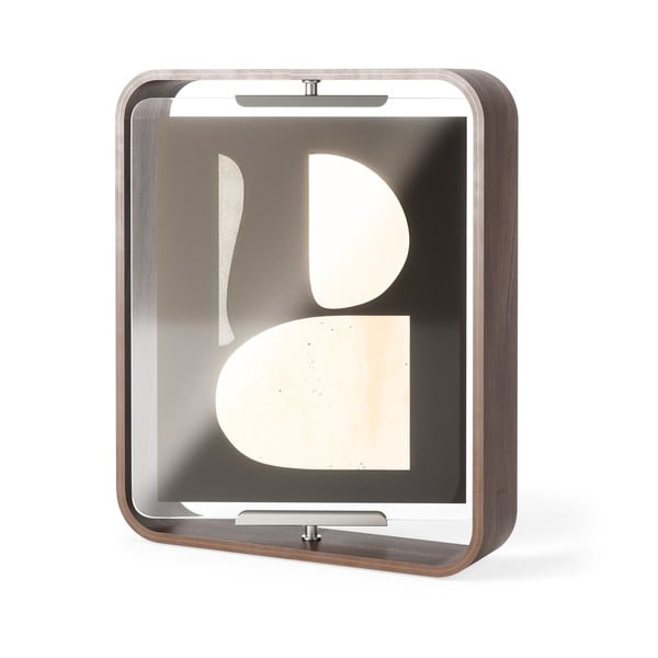 Tamno smeđi drveni stojeći okvir 26x31,5 cm Bellwood – Umbra