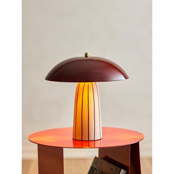 Stolna lampa keramička s metalnim sjenilom (visina 32 cm) Arvid – Bloomingville-image-3