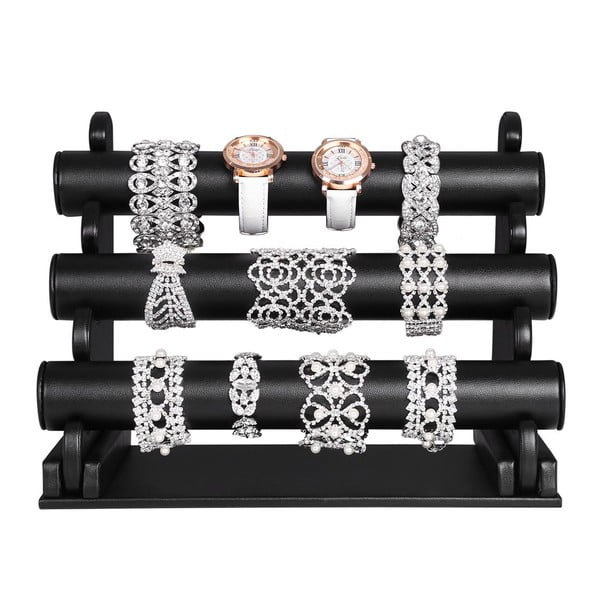 Crni držač za narukvice na 3 razine Songmics-image-2