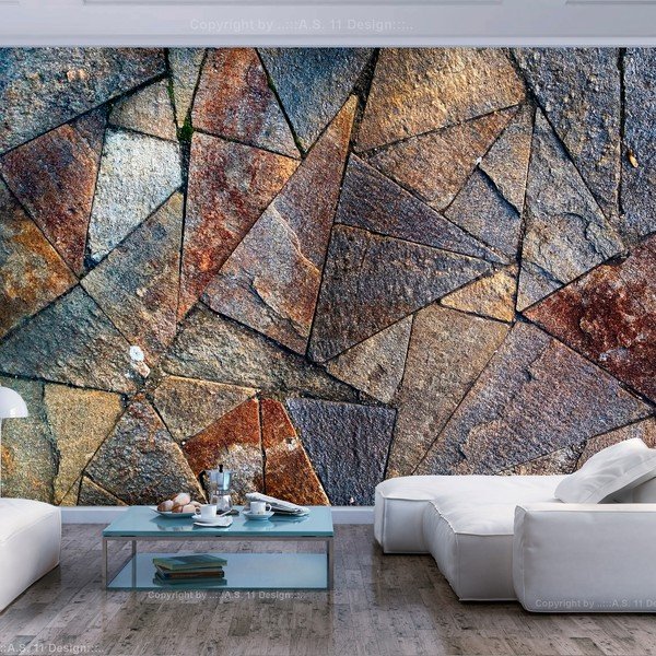 Velko format pozadine artgeist šarene pločnice, 400 x 280 cm-image-1