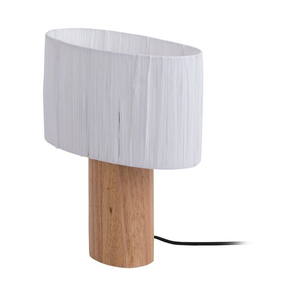 Bijela/u prirodnoj boji stolna lampa sa sjenilom od papirne špage (visina 30,5 cm)  Sheer Oval – Leitmotiv-image-2