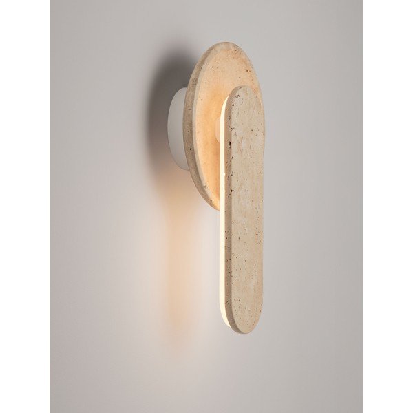 Bež LED zidna lampa od kamenine Mavis – Nova Luce-image-4