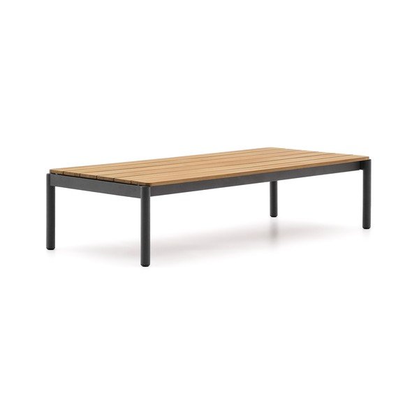 Vrtni stolić za kavu od masivne tikovine 63x149 cm Sorells – Kave Home