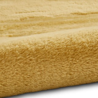 Žuti tepih Think Rugs Teddy, 80 x 150 cm