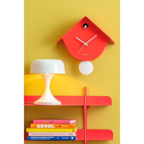 Crvena metalna stolna lampa (visina 20 cm) Moda Retro – Leitmotiv-image-1