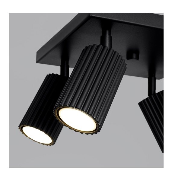 Crni metalni reflektor ø 6,5 cm Gleam – Sollux-image-3