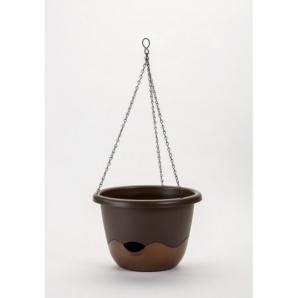Sivo-smeđa samozalijevajuća tegla pogodna za vješanje Plastia Mareta, dužina 25 cm-image-1