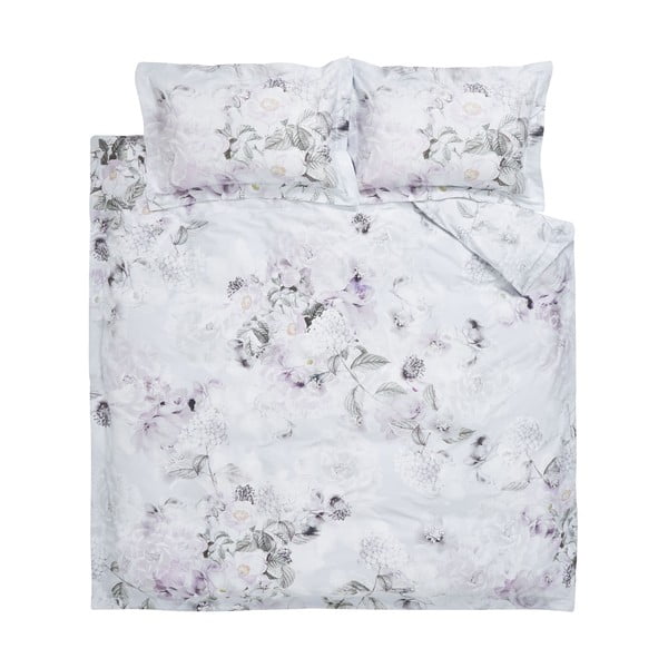 Ljubičasto-siva pamučna posteljina Bianca Amethyst, 135 x 200 cm