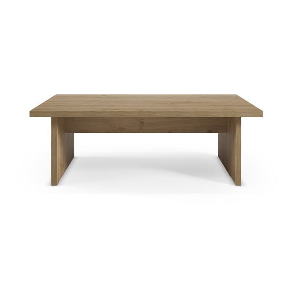 Stolić za kavu s pločom stola u dekoru hrasta u prirodnoj boji 70x120 cm Loana – Marckeric-image-3