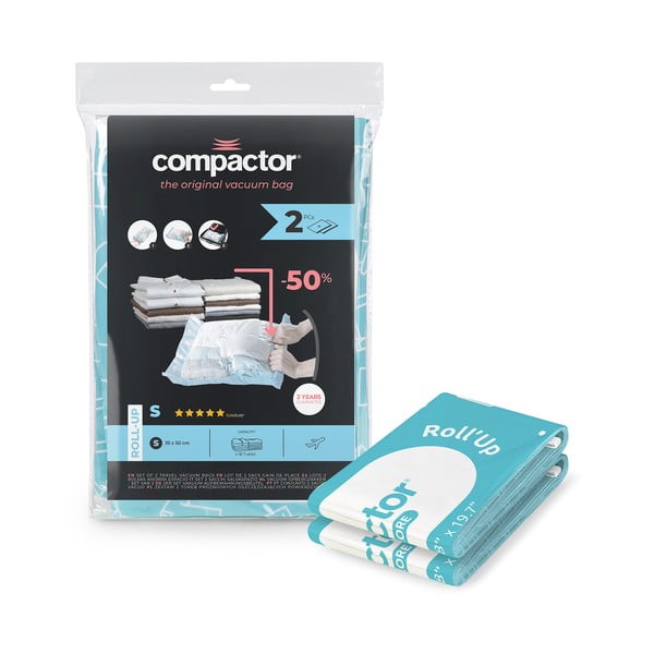 Vakuum vrećice za odjeću u setu 2 kom Roll Up S – Compactor