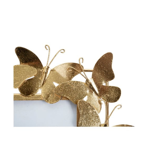 Metalni stojeći okvir u zlatnoj boji 35x38 cm Butterfly – Mauro Ferretti-image-4