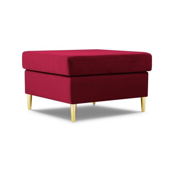 Crveni baršunast tabure Kyoto – Cosmopolitan Design-image-1